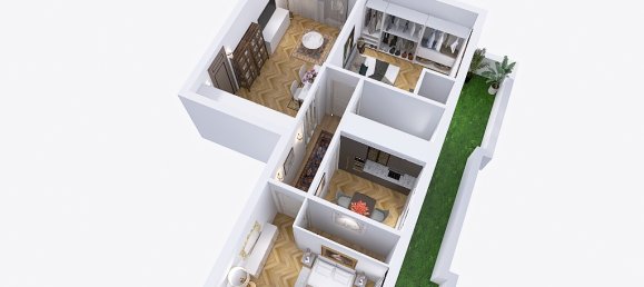 2 Schlafzimmer Wohnung in Rome, Italy, Nr. 65396 58