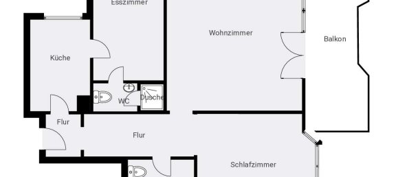 1 غرف نوم شقة في Wiesbaden, Germany رقم 34263 10