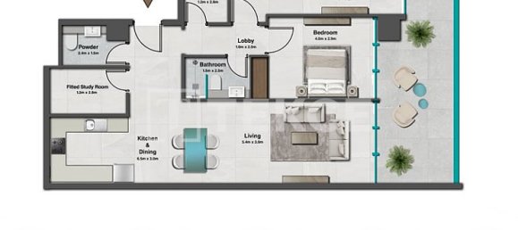 2 bedrooms Apartment for sale in Jumeirah Village Circle, Dubai, UAE № 120506 16