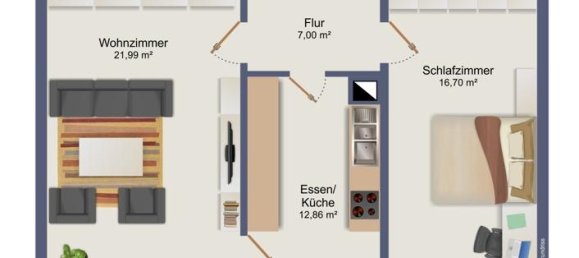 1 Schlafzimmer Wohnung in Offenbach, Germany, Nr. 240247 5