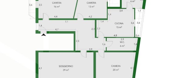 Casa T3 em Bitetto, Italy N.º 29360 46