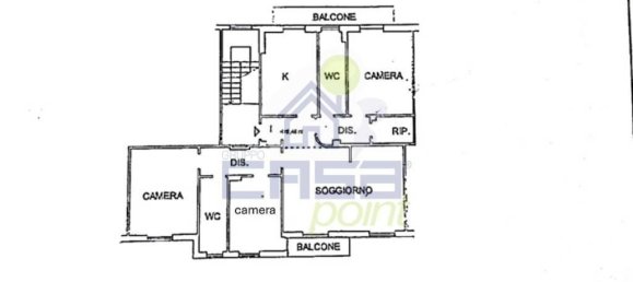 4 rooms Apartment in Lodi Vecchio, Italy No. 30874 2