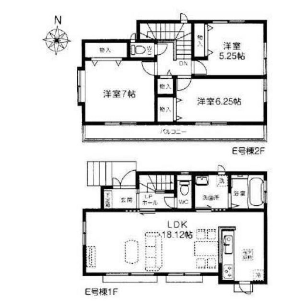 Casa de 3 dormitorios en Chiba, Japan No. 7052