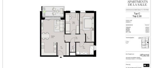 3-Zimmer Wohnung in Wien, Austria, Nr. 199489 13