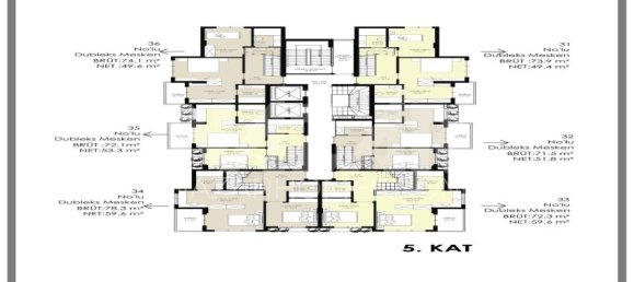 Wohnung 1+1 in Alanya, Turkey, Nr. 14397 15