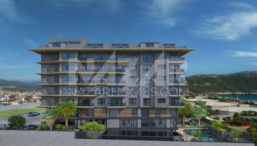 Wohnung 1+1 in Alanya, Turkey, Nr. 14397