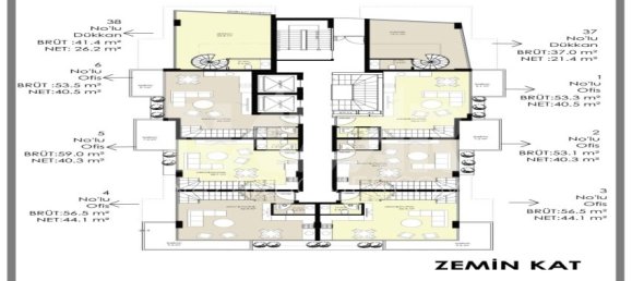 Wohnung 1+1 in Alanya, Turkey, Nr. 14397 14