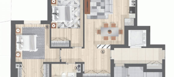 2 Schlafzimmer Wohnung in Lisbon, Portugal, Nr. 97177 10