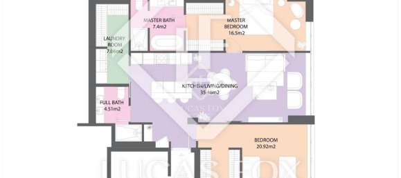 2 Schlafzimmer Wohnung in Madrid, Spain, Nr. 124142 12