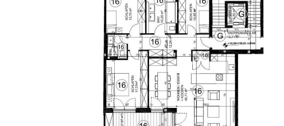 Пентхаус с 3 спальнями в Дармштадт-Дибург, Германия № 347978 22