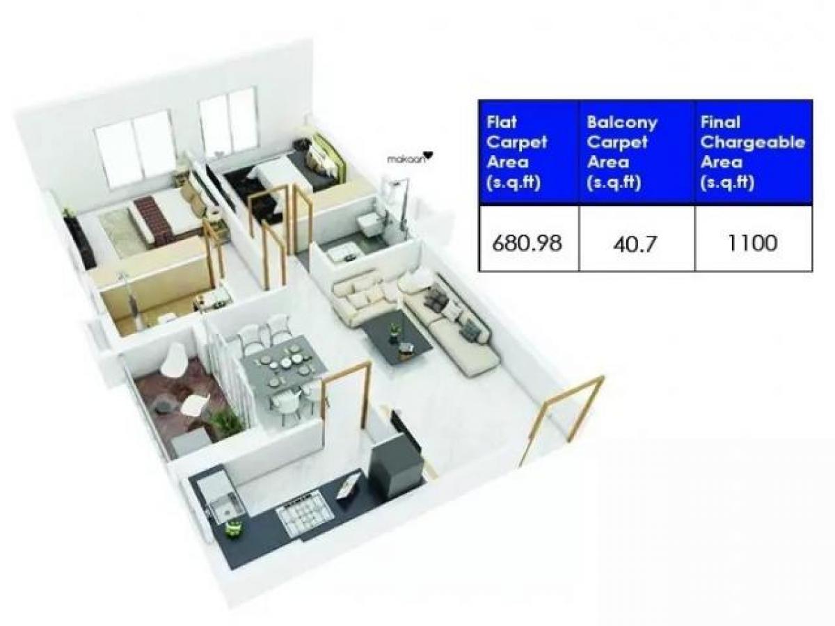 2 bedrooms House in Kolkata, India No. 7822