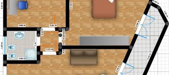 3غرفة شقة في Livorno, Italy رقم 70882 6