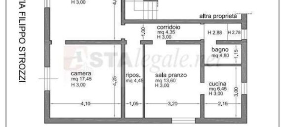 4 rooms Apartment in Prato, Italy No. 190728 16