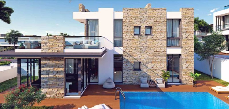 Villa T3 em Chloraka, Cyprus N.º 9576