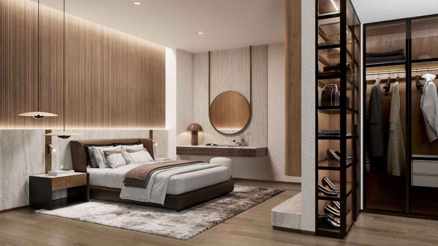 Apartamento de 1 dormitorio en LIV Maritime, Maritime City, UAE No. 64079