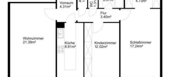 3غرفة شقة في Penzing, Austria رقم 40844 8