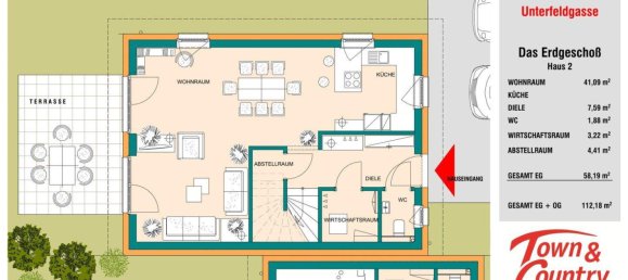 Casa de 4 habitaciónes en Tulln an der Donau, Austria No. 226375 4