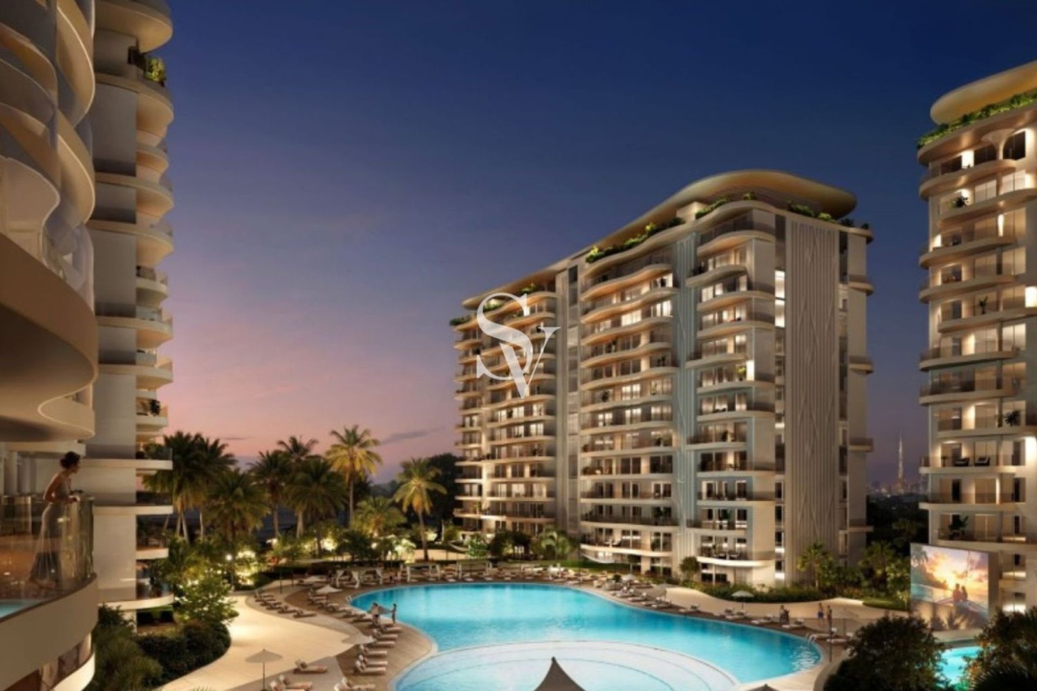 1 غرف نوم شقة في Damac Lagoons, UAE رقم 123526