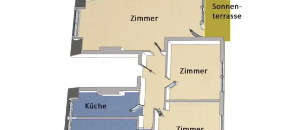 3-Zimmer Wohnung in Wilhelmstadt, Germany, Nr. 80639 12