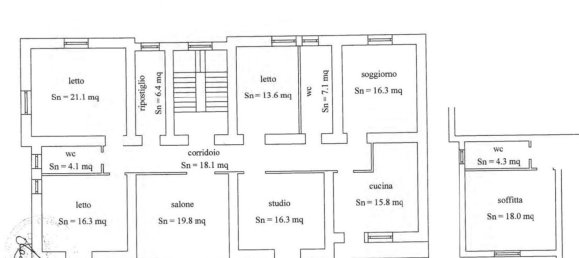 7 rooms Apartment in San Giovanni in Fiore, Italy No. 180756 21