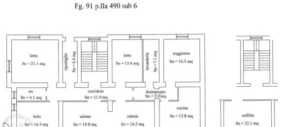 7 rooms Apartment in San Giovanni in Fiore, Italy No. 180756 20