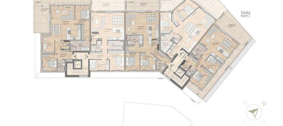 3غرفة شقة في Mattsee, Austria رقم 201872 7