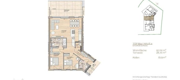 3غرفة شقة في Mattsee, Austria رقم 201872 6