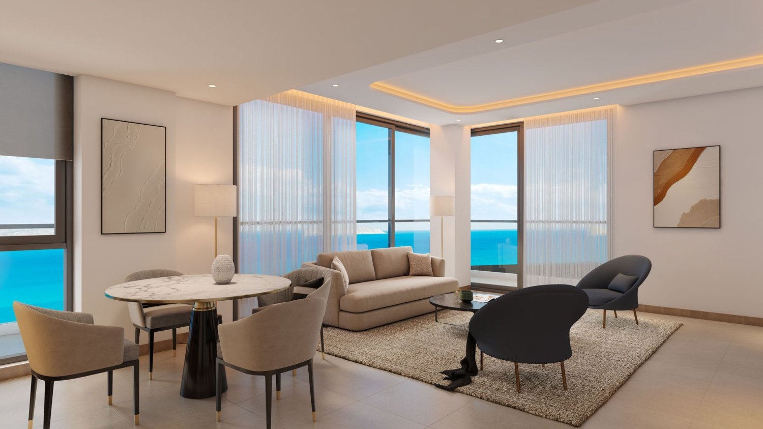 Apartamento de 1 dormitorio en Palace Residences Marassi, Manama, Bahrain No. 1459