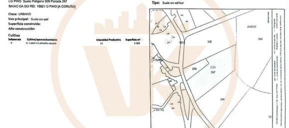  قطعة أرض في O Pino, Spain 5000متر مربع رقم 43262 19