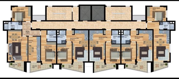 Apartment 1+1 in Avsallar, Turkey No. 31303 21