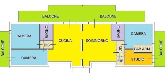 5-salle Appartement à Brescia, Italy No. 30830 27