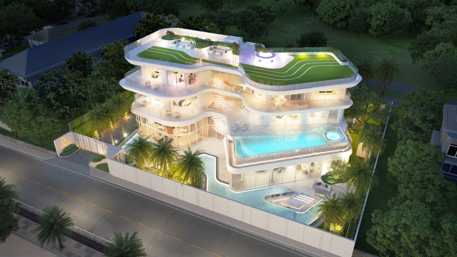 5 dormitorios villa en venta en Pattaya, Chonburi, Eastern Thailand, Thailand № 74980