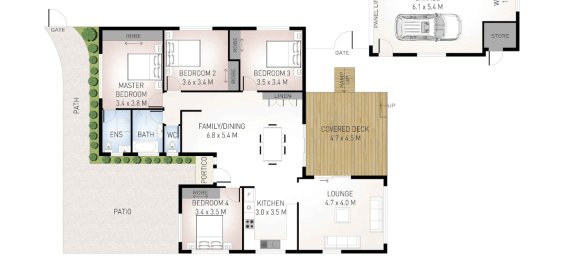 4 chambres Maison à Bogangar, Australia No. 373 14