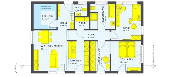 Bungalow de 2 dormitorios en Westerwaldkreis, Germany No. 243762 2