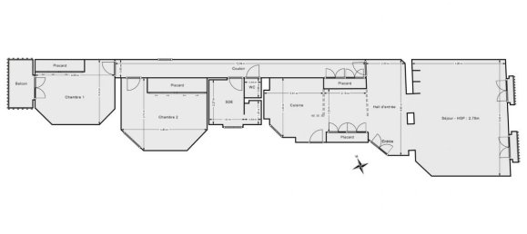 2 bedrooms Apartment in Paris, France No. 165763 15