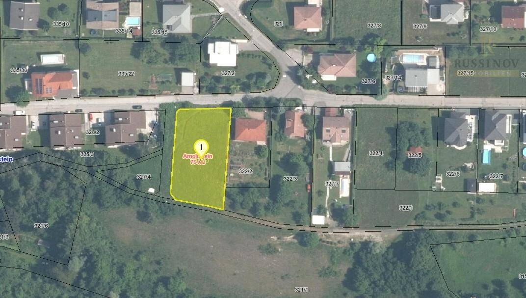 Земельный участок 1487м² в Арнольдштайн, Австрия № 165578