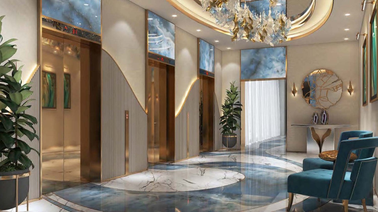 Apartamento T1 em DAMAC CHIC TOWER, Business Bay, UAE N.º 60768