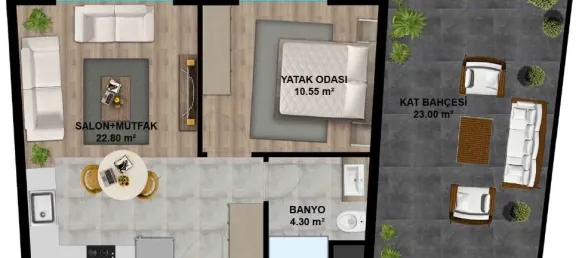 Apartment 1+1 in Aksu, Turkey No. 32701 16