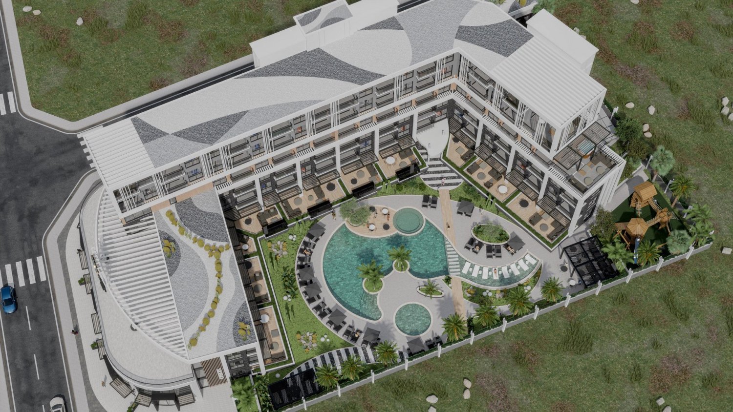 Wohnung 1+1 in Lara, Turkey, Nr. 16928