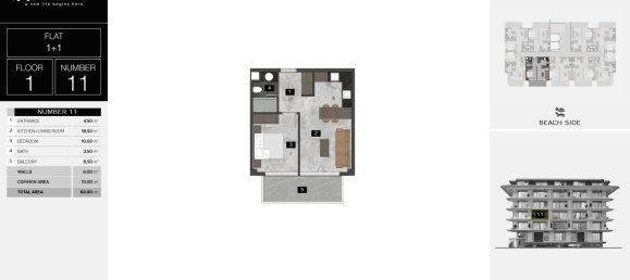 Apartment 2+1 in Kestel, Turkey No. 12801 21