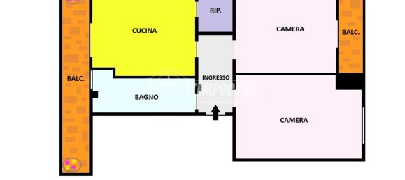 3 rooms Apartment in Turin, Italy No. 12781 20