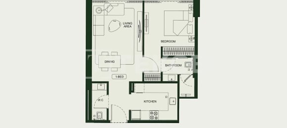 2 dormitorios apartamento en venta en Arjan, Dubai, UAE № 110344 24