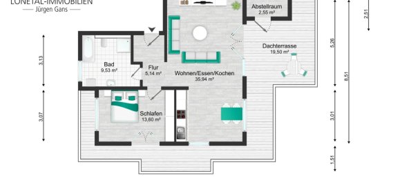 Пентхаус с 1 спальней в Альб-Дунай, Германия № 346661 16
