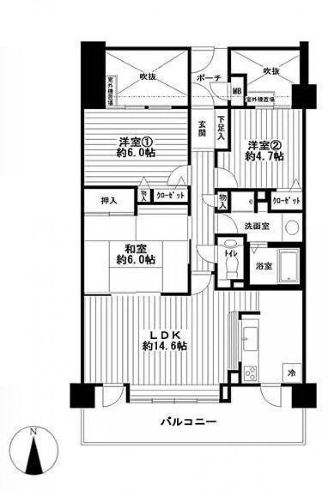 3 Schlafzimmer Wohnung in Hyogo, Japan, Nr. 2502