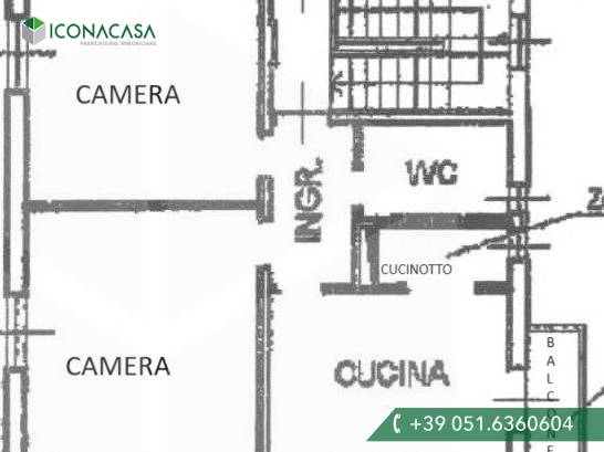 3 rooms Apartment in Bologna, Italy No. 34566