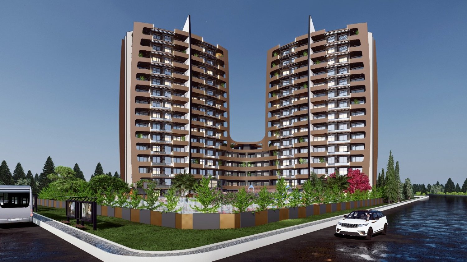 Apartment 2+1 in Mersin, Turkey No. 23765