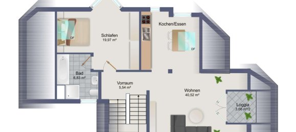 3 chambres Duplex à Rhein-Neckar-Kreis, Germany No. 364875 11