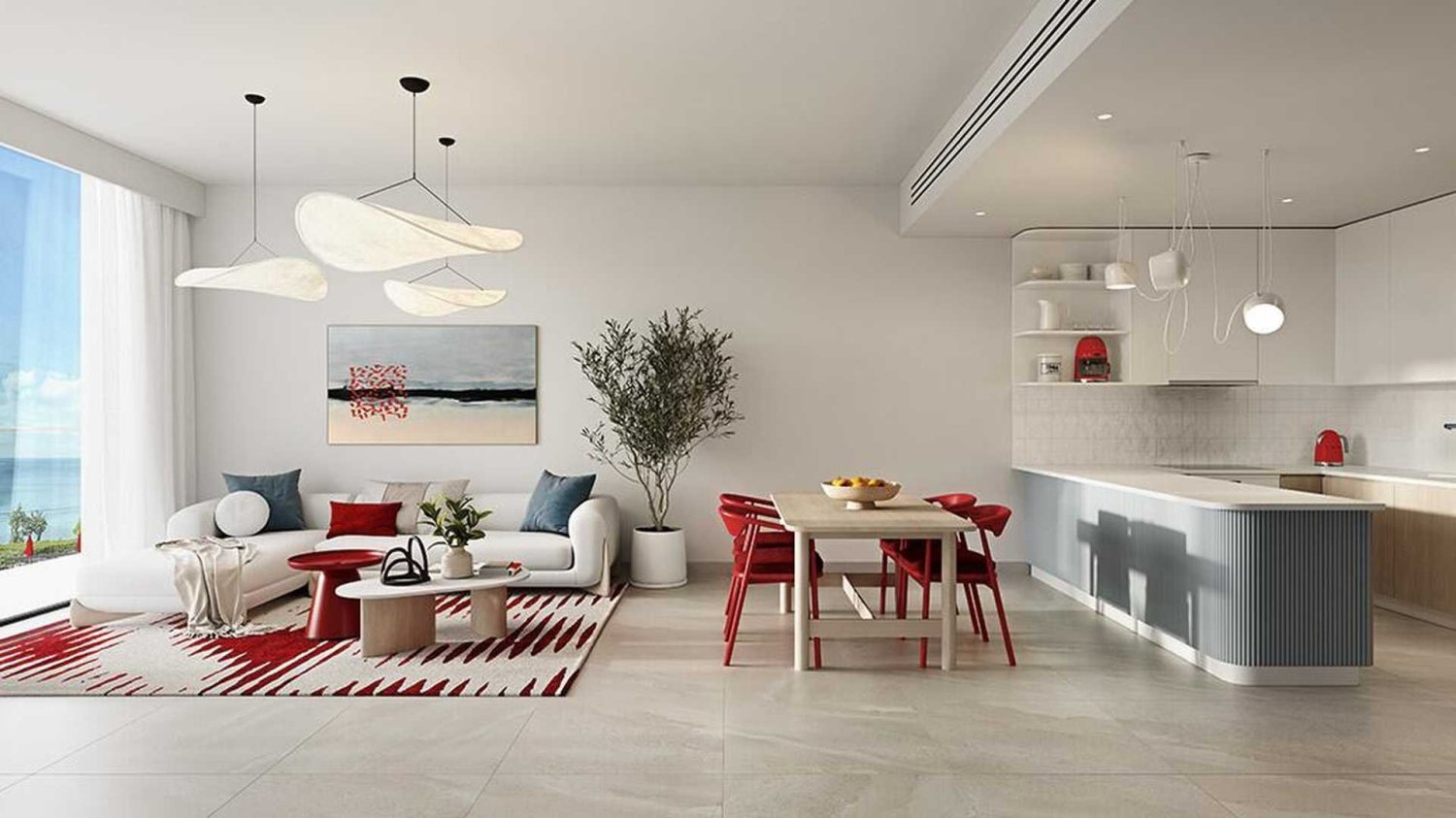 4 غرف نوم شقة في ROSSO BAY RESIDENCES, Al Marjan Island, UAE رقم 63124