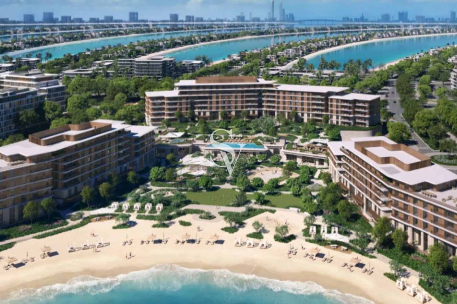 Квартира с 1 спальней в Palm Jebel Ali, Дубай, ОАЭ № 195466