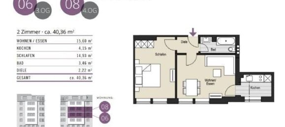 2-Zimmer Wohnung in Cologne, Germany, Nr. 169848 5